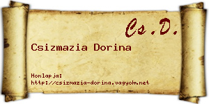 Csizmazia Dorina névjegykártya